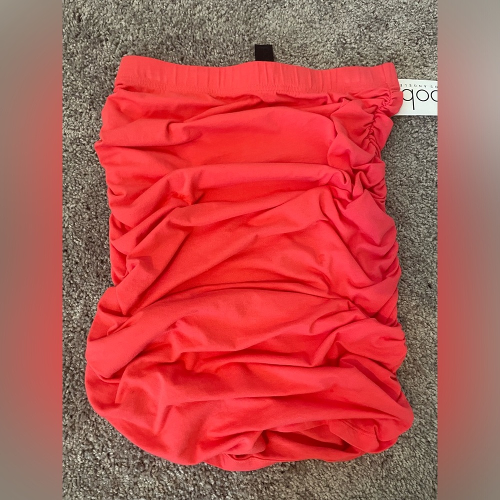 BOBI Los Angeles shirred skirt, NWT, size extra small